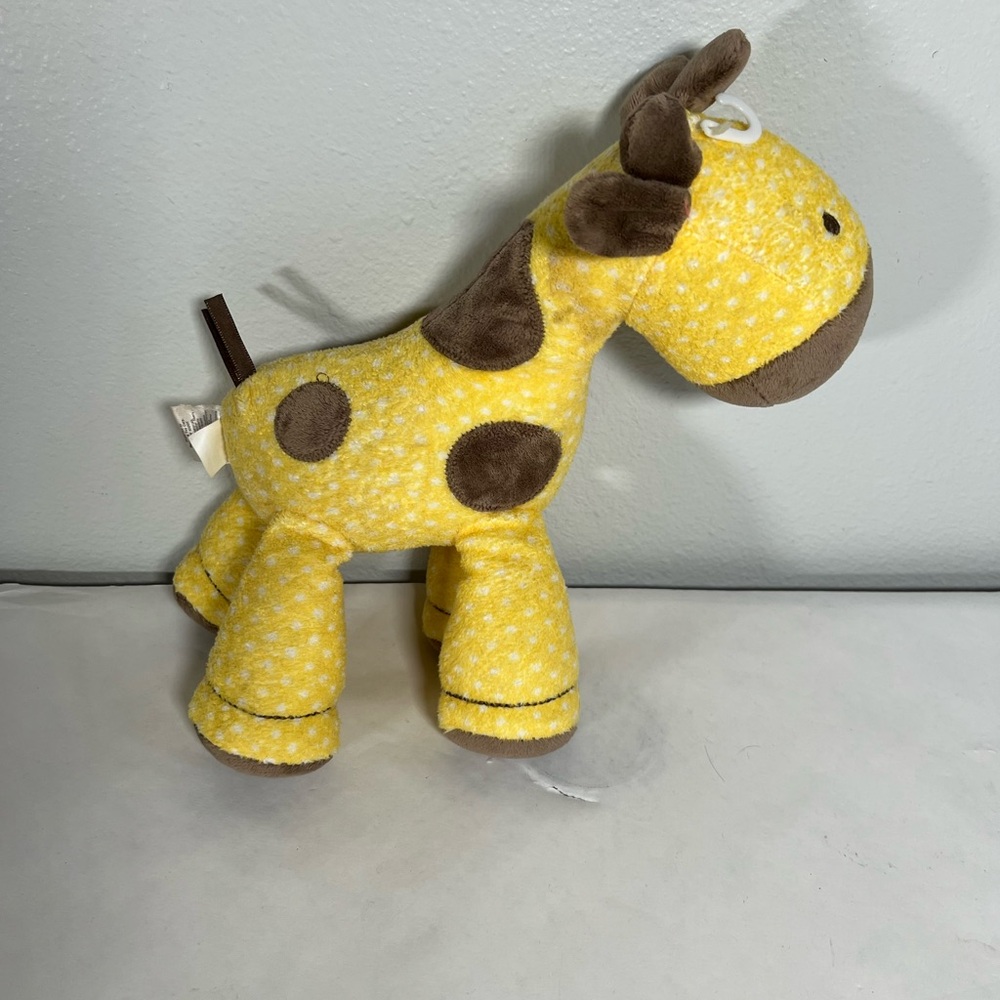 Carters musical Yellow and Brown Plush Giraffe